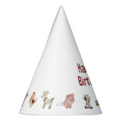 Chapeaux De Fètes Joyeux anniversaire Casquette de la fête des anima (Gauche)