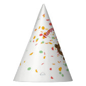 Chapeaux De Fètes Joyeux anniversaire Confetti Party Beaver (Gauche)