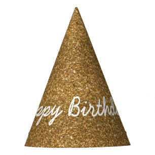 Chapeaux De Fètes Joyeux anniversaire dans les Parties scintillant d