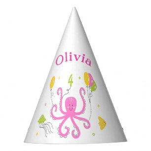 Chapeaux De Fètes Joyeux anniversaire de poulpe