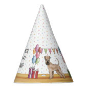 Chapeaux De Fètes Joyeux anniversaire de Terrier Pastel à molle (Droite)