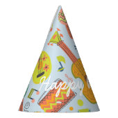 Chapeaux De Fètes Joyeux anniversaire.Instruments de musique. (Gauche)