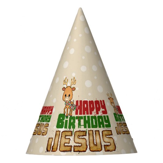 Chapeaux De Fètes Joyeux anniversaire Jésus (Devant)