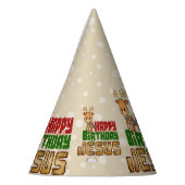 Chapeaux De Fètes Joyeux anniversaire Jésus (Gauche)