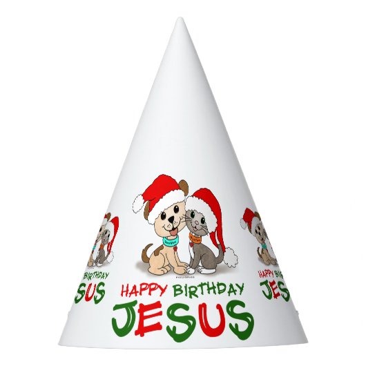 Chapeaux De Fètes Joyeux anniversaire Jésus (Devant)