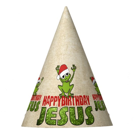Chapeaux De Fètes Joyeux anniversaire Jésus (Devant)