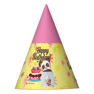 Chapeaux De Fètes Joyeux Anniversaire, Mon Bébé - Photo personnalisé