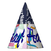 Chapeaux De Fètes Joyeux anniversaire (Personnaliser) (Dos)