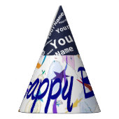 Chapeaux De Fètes Joyeux anniversaire (Personnaliser) (Gauche)