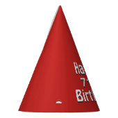 Chapeaux De Fètes Joyeux Anniversaire Rouge (Gauche)