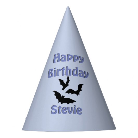 Chapeaux De Fètes Joyeux Casquette de chauve-souris d'anniversaire (Devant)