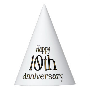 Chapeaux De Fètes Joyeux Casquette du 10e anniversaire