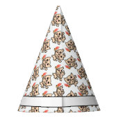 Chapeaux De Fètes Joyeux Chat Avec Crème De Glace (Dos)