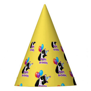 Chapeaux De Fètes Joyeux Chat d'anniversaire