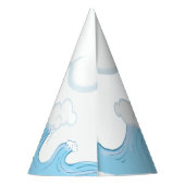 Chapeaux De Fètes Joyeux dauphin de saut avec des bulles (Dos)