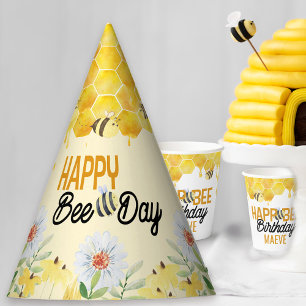 Chapeaux De Fètes Joyeux jour de l'abeille Enfants Thème d'abeille A