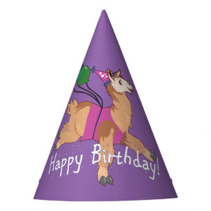 Chapeaux De Fètes Joyeux Llama d'anniversaire !