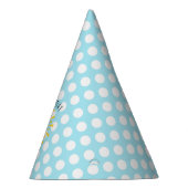 Chapeaux De Fètes Joyeux Sunshine Polka Dot Blue Anniversaire (Droite)