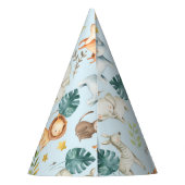 Chapeaux De Fètes Jungle safari animaux mignonette fête d'anniversai (Dos)