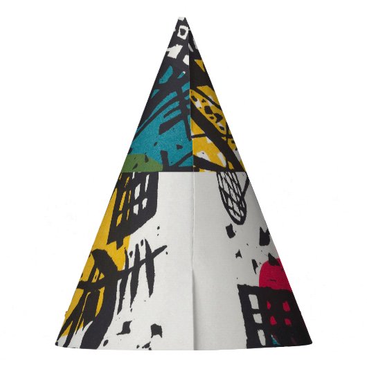 Chapeaux De Fètes Kandinsky Small Worlds V Classic Abstrait (Dos)