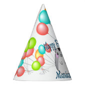 Chapeaux De Fètes Kawaii Hamster gris mou (Gauche)