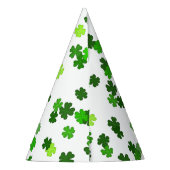 Chapeaux De Fètes Kelly green "Shamrocks en train de tomber" (Dos)