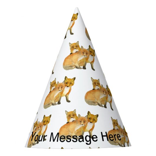 Chapeaux De Fètes Kits Fox (Devant)