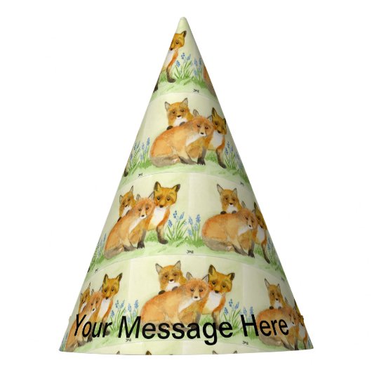 Chapeaux De Fètes Kits Fox (Devant)