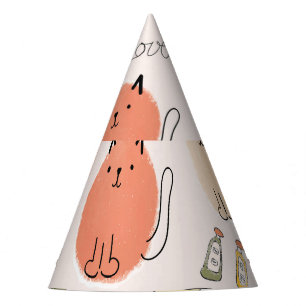 Chapeaux De Fètes Kitty Kitten Chats : Motif animal mignon