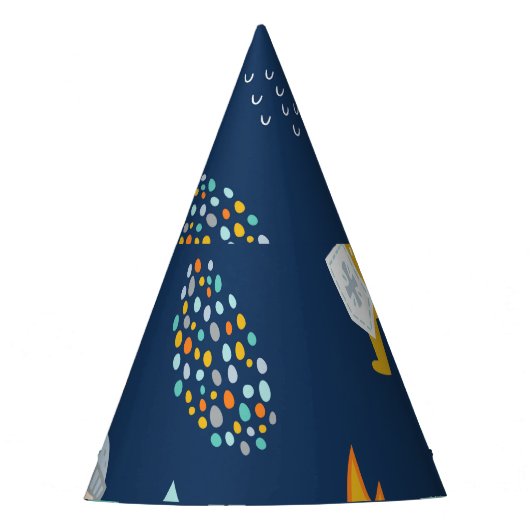 Chapeaux De Fètes Knight Dragon Castle Motif enfant (Devant)