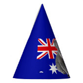 Chapeaux De Fètes Koala avec l'Arrière - plan du drapeau australien (Gauche)