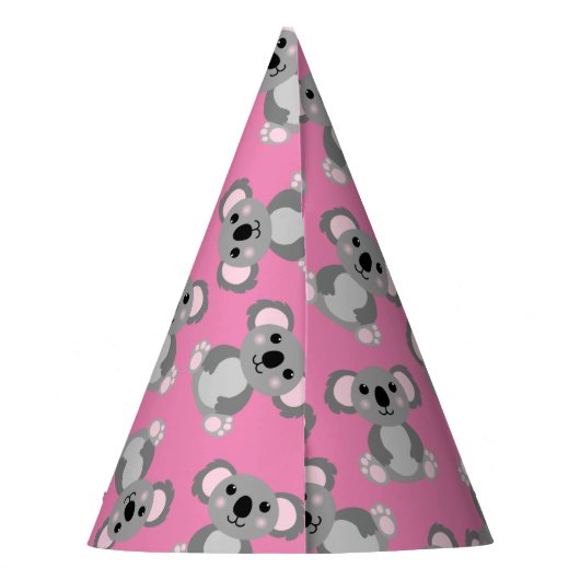 Chapeaux De Fètes Koala Bear Cute Kid Anniversaire (Dos)