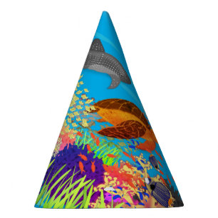 Chapeaux De Fètes La barrière de corail colorée de Ningaloo