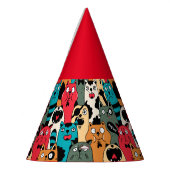 Chapeaux De Fètes La foule des chats (Gauche)