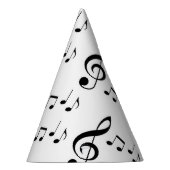 Chapeaux De Fètes La "musique note" des casquettes de partie (Droite)