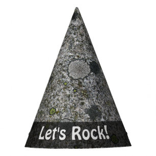 Chapeaux De Fètes La nature laisse le granit gris de géologie de