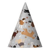 Chapeaux De Fètes Labradoodle / Goldendoodle Bones and Paws Party Ha (Gauche)