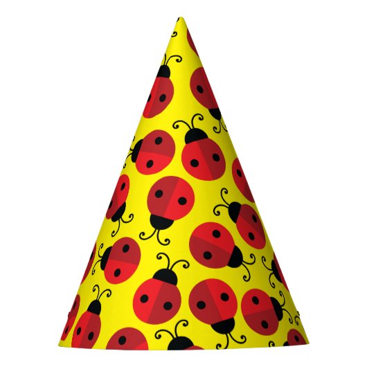 Chapeaux De Fètes Lady Bug Cute Kid's Ladybug Birthday Party (Devant)