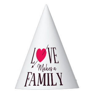 Chapeaux De Fètes L'amour fait une famille - approvisionnements de