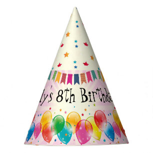 Chapeaux De Fètes L'anniversaire monte en ballon et tient le premier