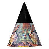 Chapeaux De Fètes lapin aquarell (Dos)