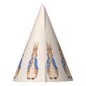 Chapeaux De Fètes Lapin classique sur fond beige (Dos)