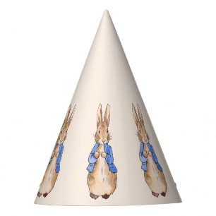 Chapeaux De Fètes Lapin classique sur fond beige
