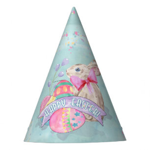 Chapeaux De Fètes Lapin de Pâques, Oeufs et Confetti ID377