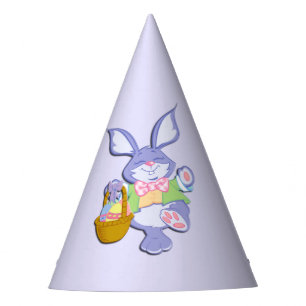 Chapeaux De Fètes Lapin de Pâques Violet Danse Lavande