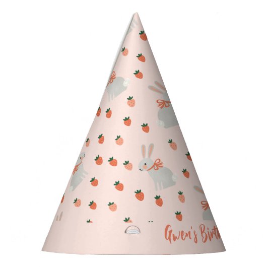 Chapeaux De Fètes Lapin et fraise (Gauche)