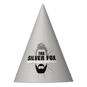 Chapeaux De Fètes Le casquette de partie de Fox argenté