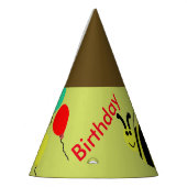 Chapeaux De Fètes Le jaune gaffent des casquettes d'anniversaire de (Gauche)