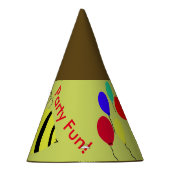 Chapeaux De Fètes Le jaune gaffent des casquettes d'anniversaire de (Droite)