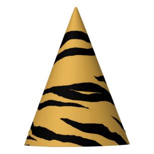Chapeaux De Fètes Le tigre barre le casquette de partie